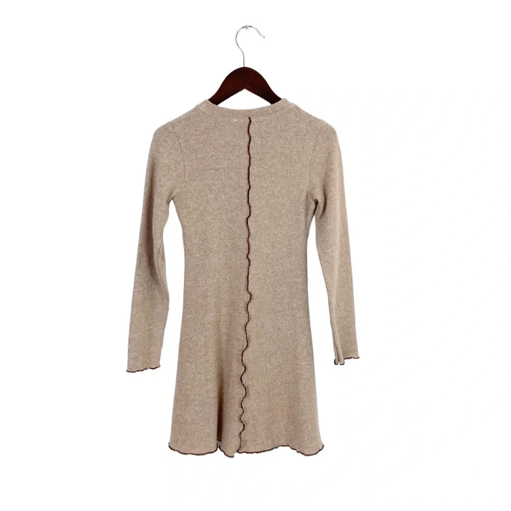 Zara cotton contrast